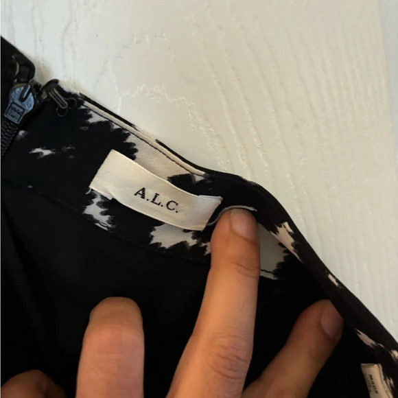 A.L.C silk skirt sz 8 - Picture 3 of 4